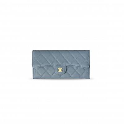 CHANEL LONG ZIPPER WALLET A80758 (19*10.5*3cm) 